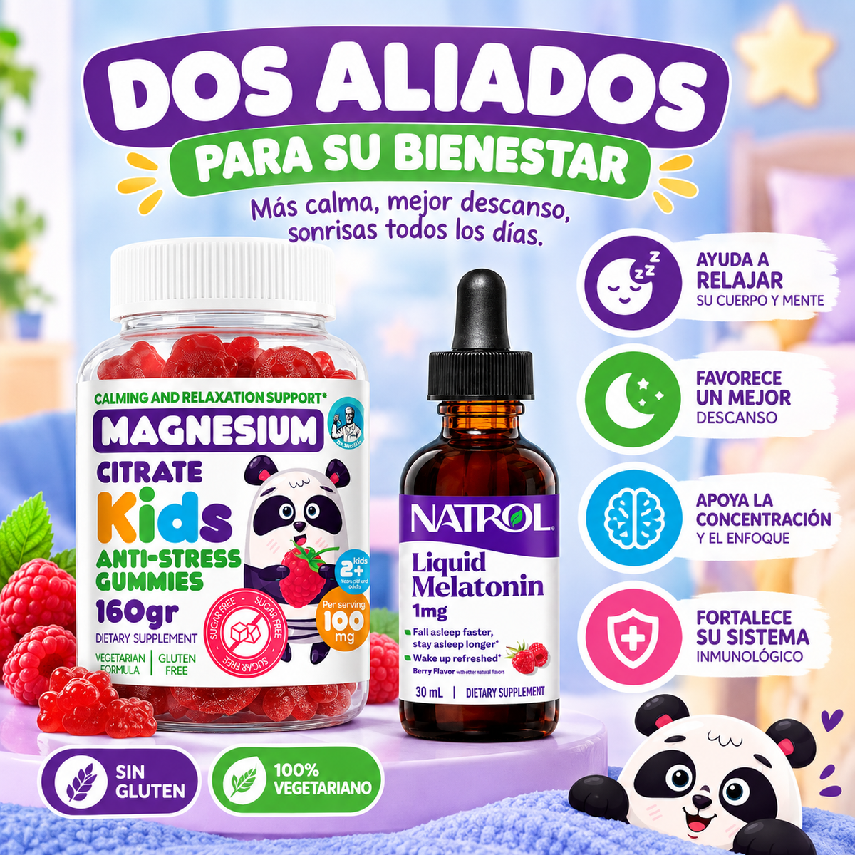 CITRATO MAGNESIO KIDS + OBSEQUIO ✨