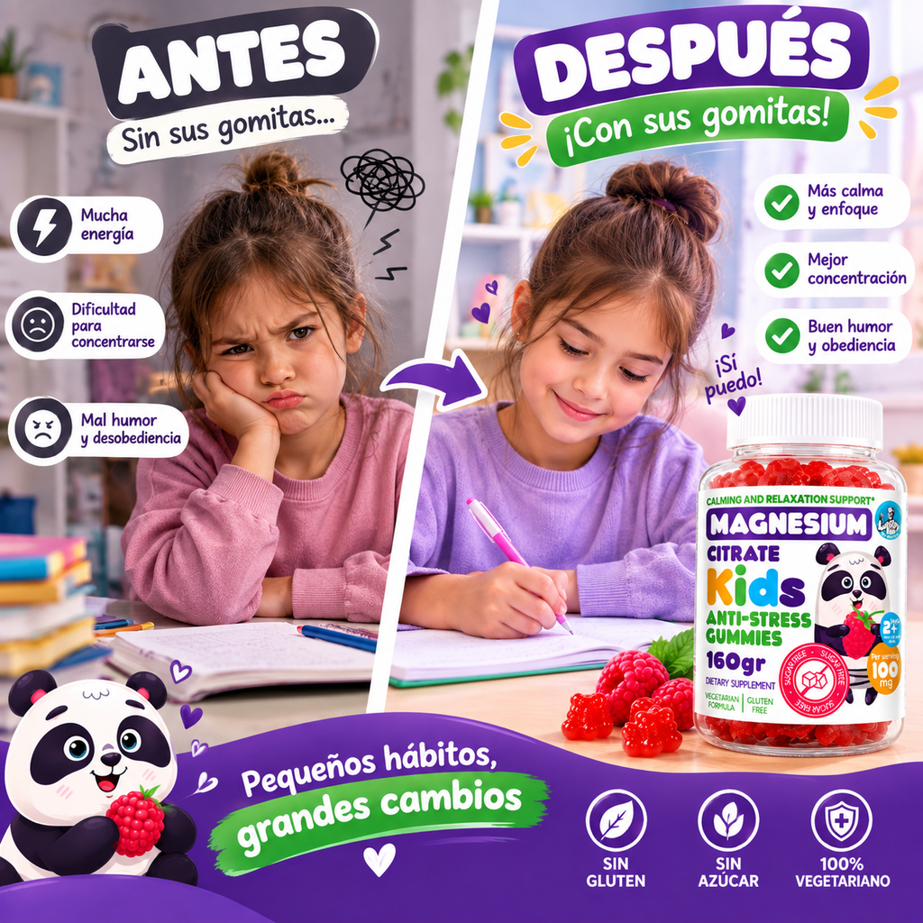 CITRATO MAGNESIO KIDS + OBSEQUIO ✨
